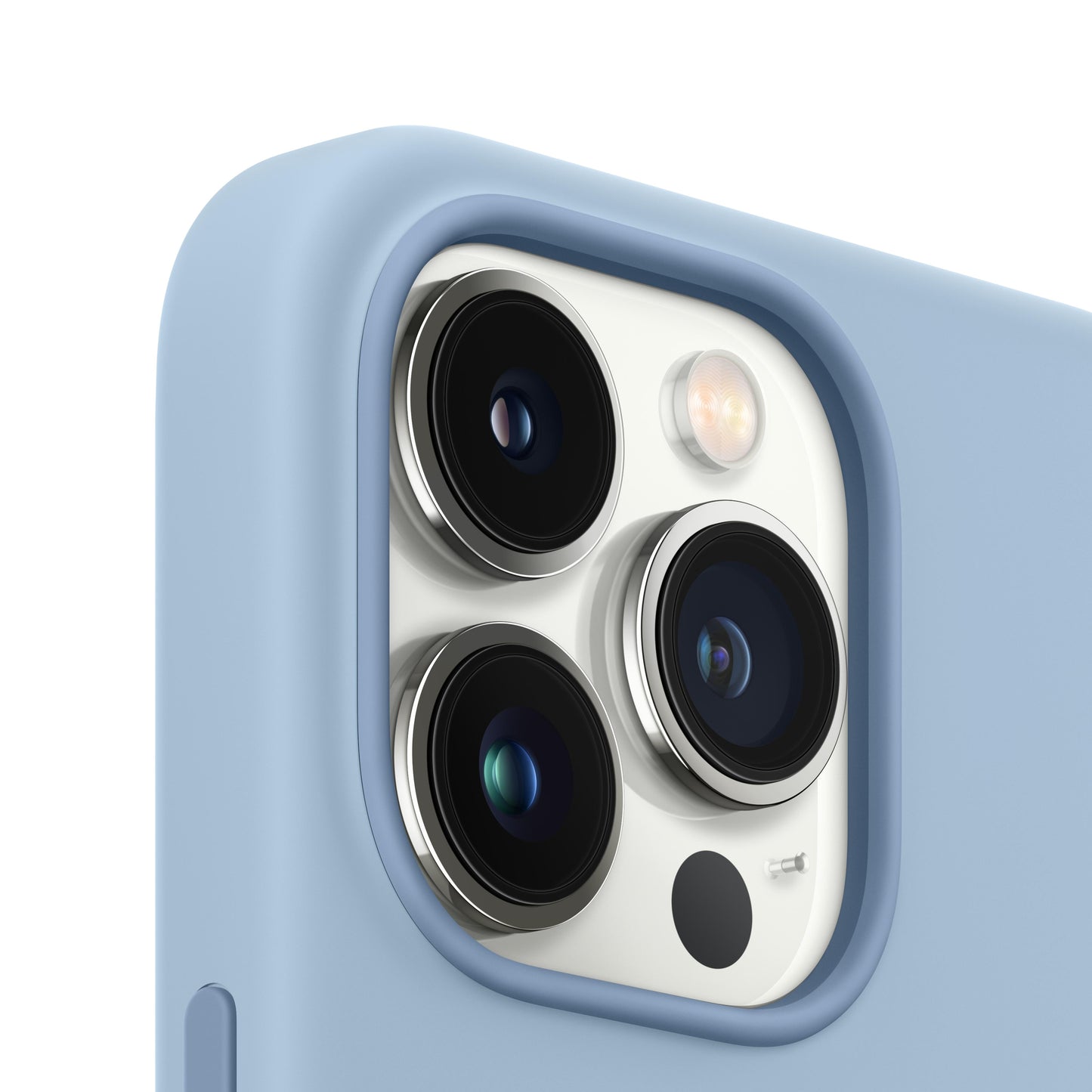 iPhone 13 Pro Silicone Case with MagSafe - Blue Fog