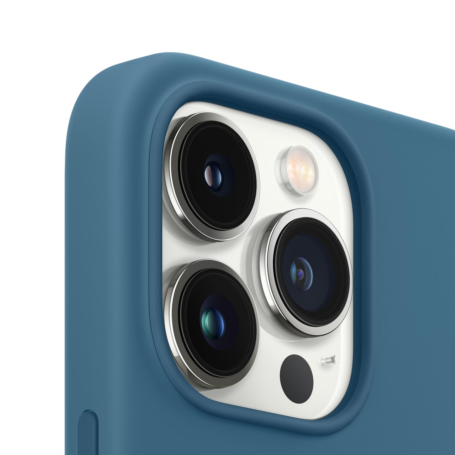 iPhone 13 Pro Max Silicone Case with MagSafe _ Blue Jay