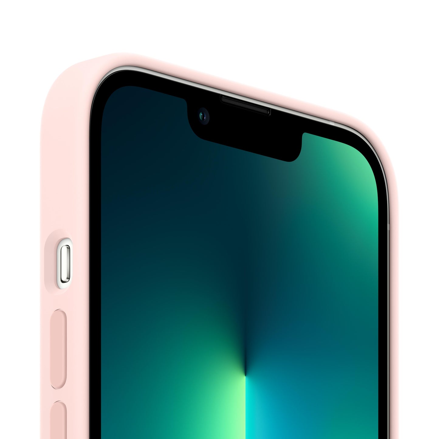 iPhone 13 Pro Silicone Case with MagSafe _ Chalk Pink