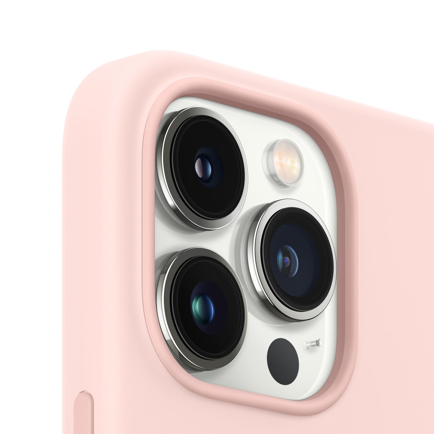 iPhone 13 Pro Silicone Case with MagSafe _ Chalk Pink