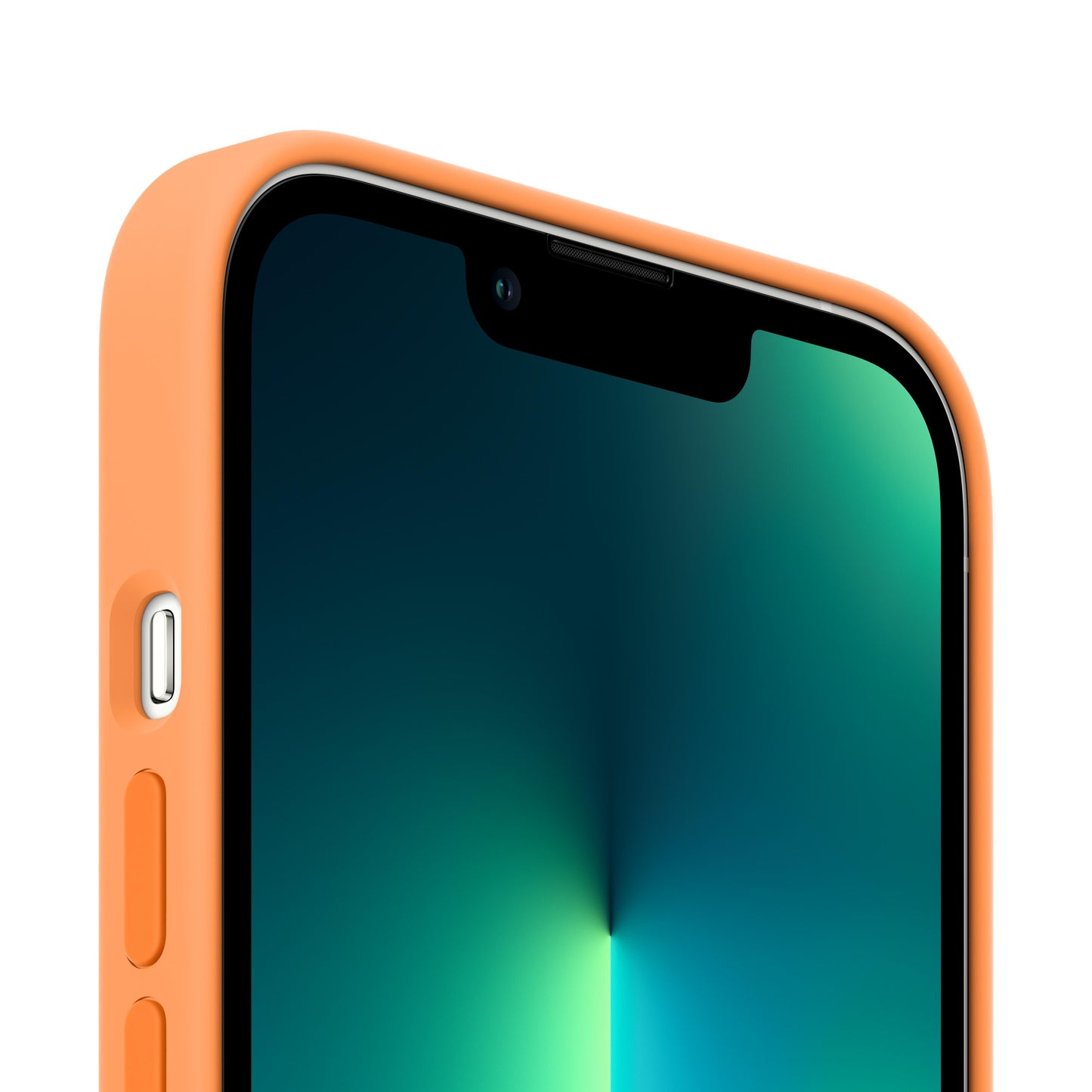 iPhone 13 Pro Max Silicone Case with MagSafe _ Marigold