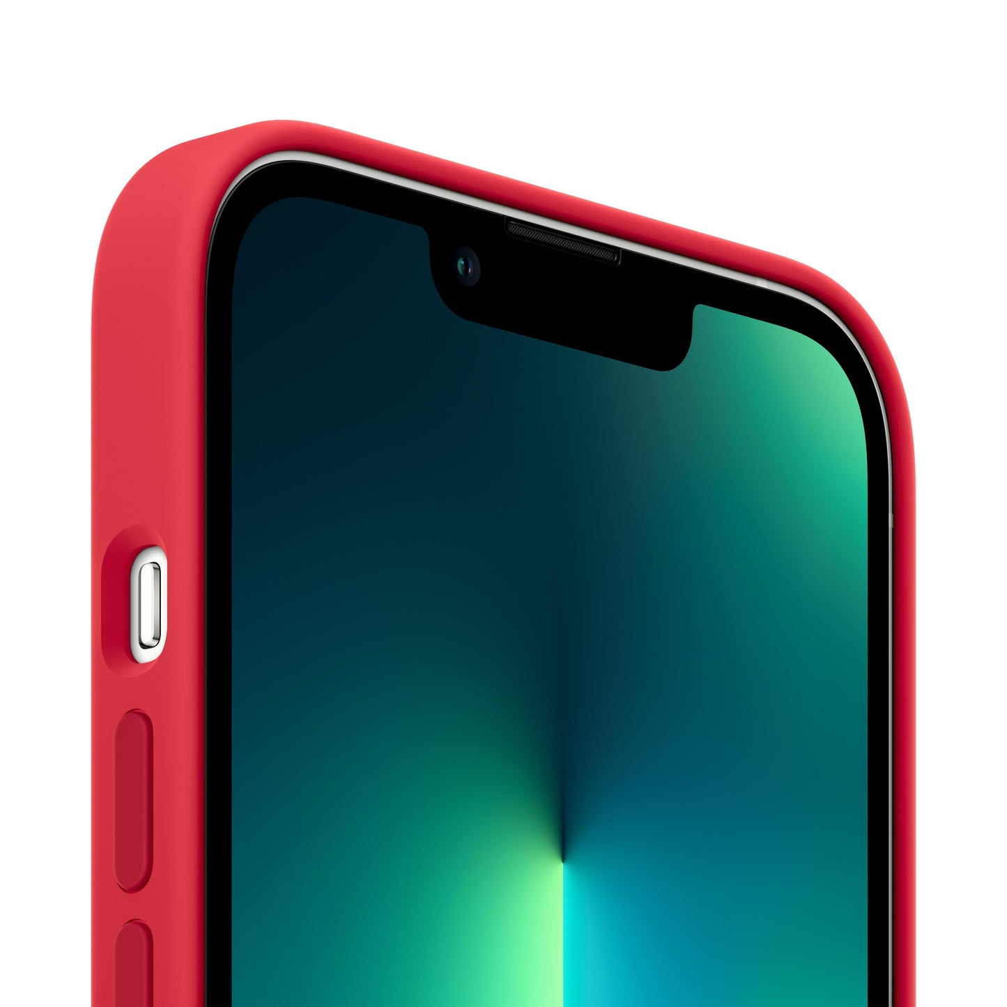 iPhone 13 Pro Max Silicone Case with MagSafe _ (PRODUCT)RED