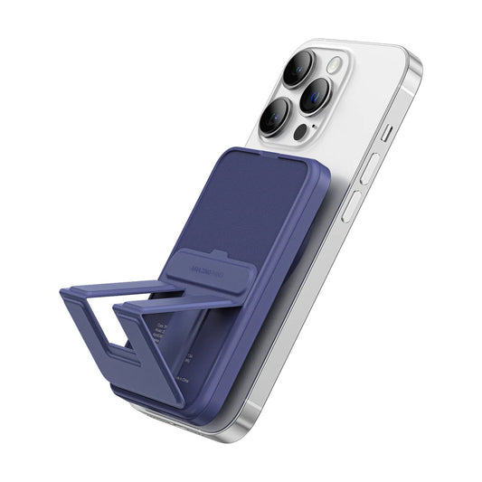 "AMAZINGTHING Thunder Pro Mag WireIess Powerbank 5,000 mAh with Stand - Blue"