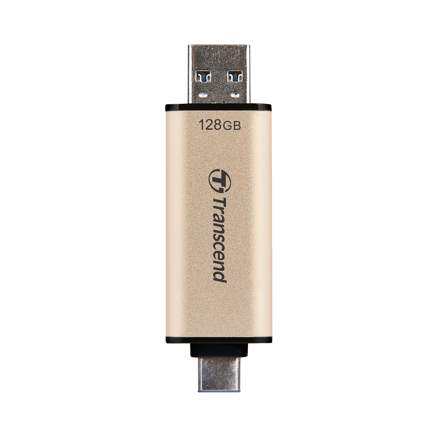 TRANSCEND JetFlash 930C OTG Storage Flash Drive Type C 128GB  - Gold