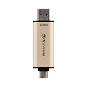 TRANSCEND JetFlash 930C OTG Storage Flash Drive Type C 128GB  - Gold