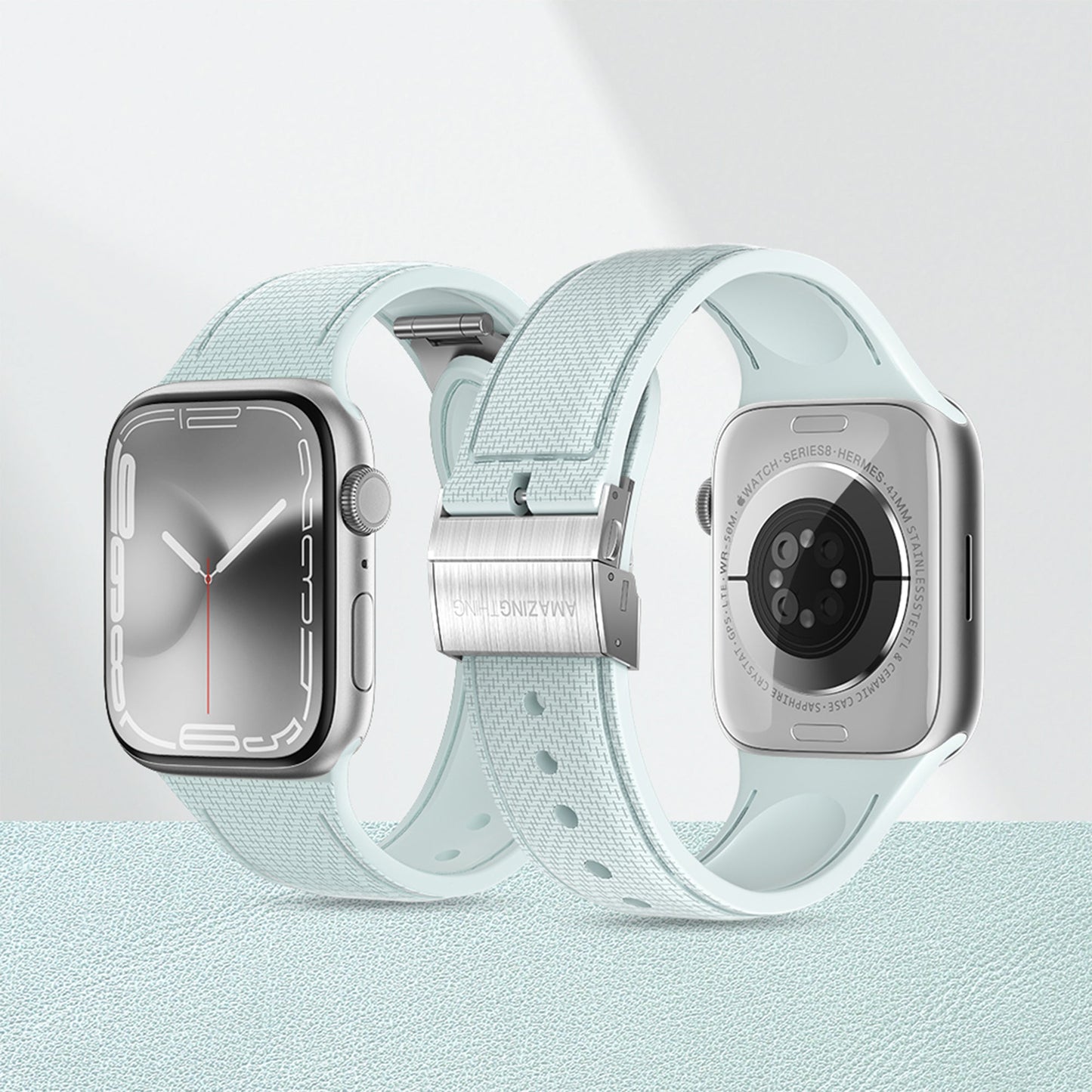 AMAZINGTHING Titan Swift Watch Strap for Apple Watch 38/40/41mm Ð Light Blue