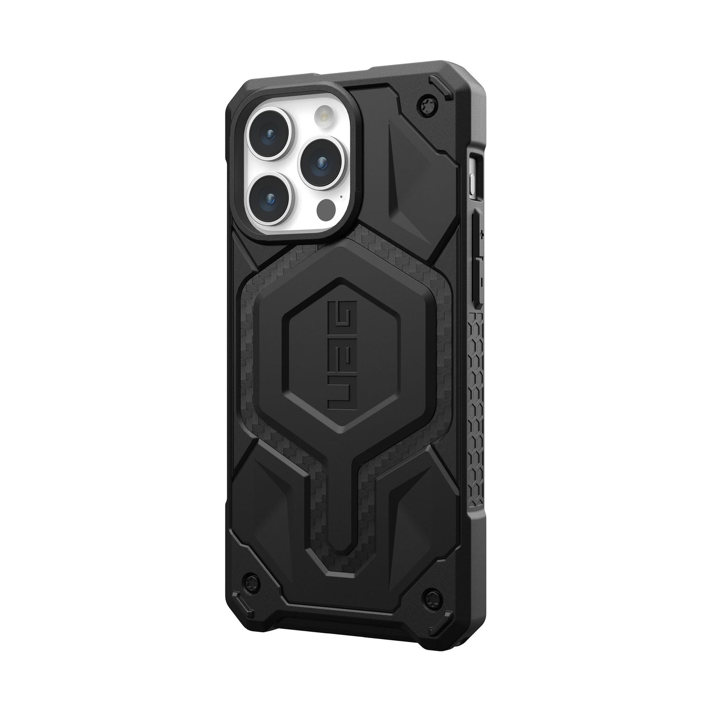 UAG Monarch Pro MagSafe Case for iPhone 15 Pro Max - Carbon Fiber