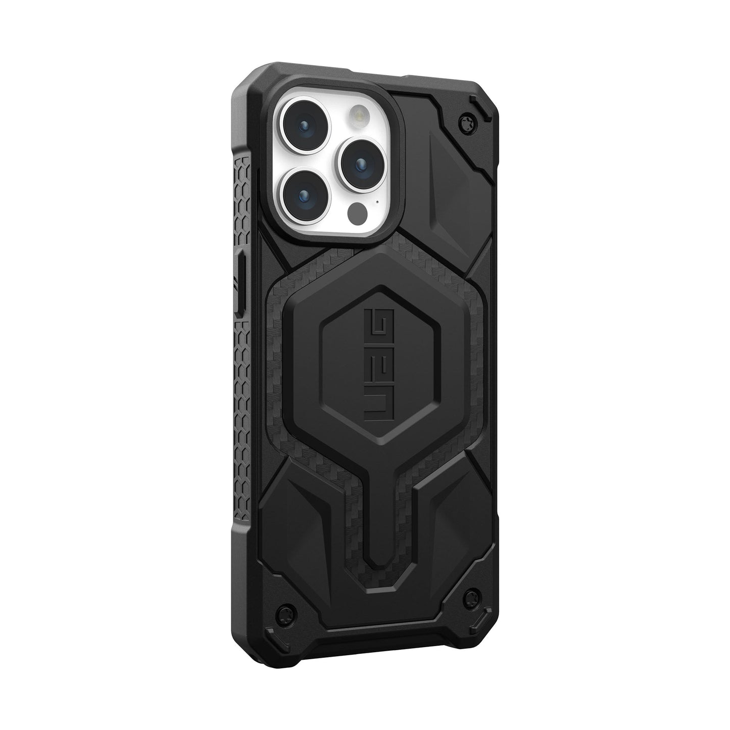 UAG Monarch Pro MagSafe Case for iPhone 15 Pro Max - Carbon Fiber