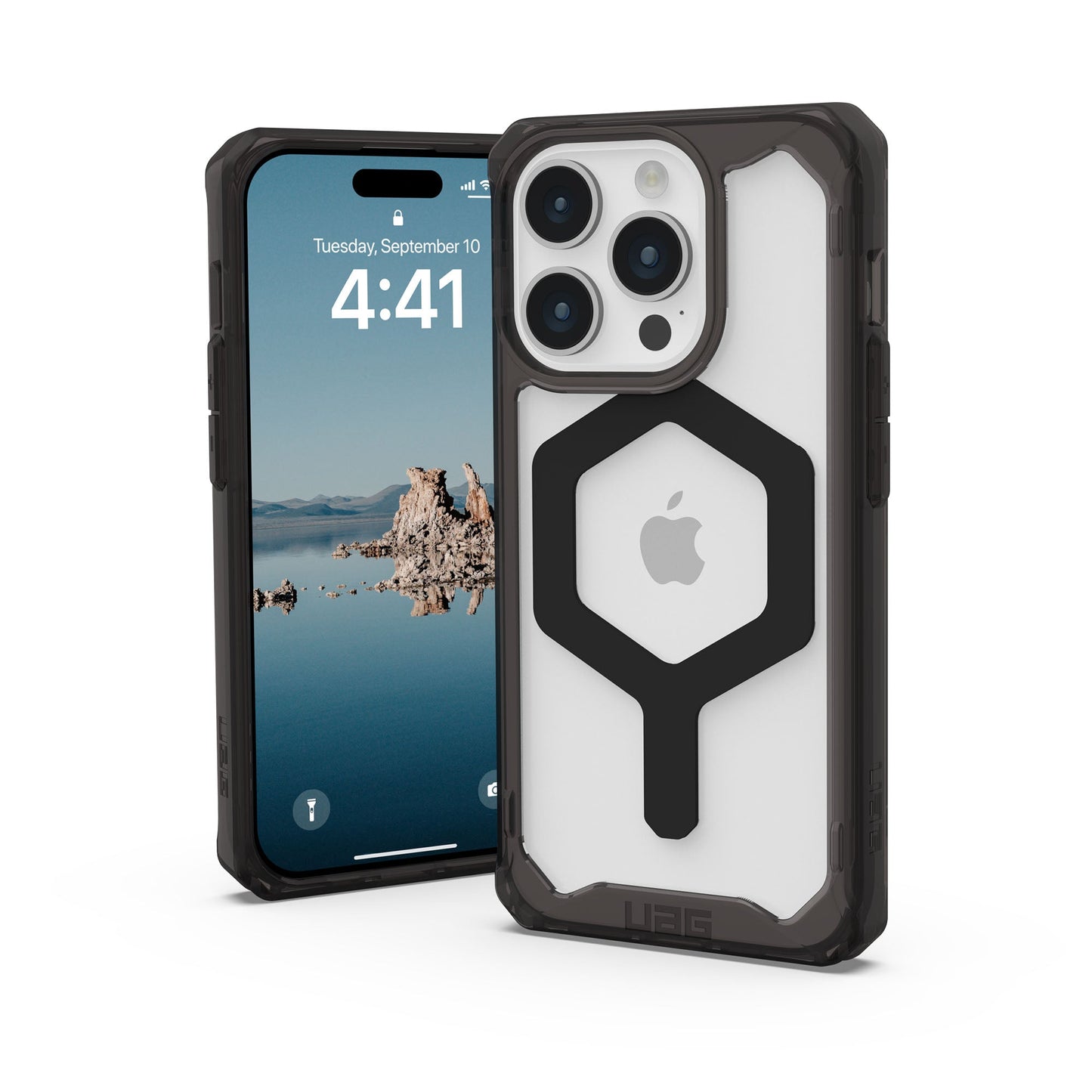 UAG Plyo MagSafe Case for iPhone 15 Pro - Black/Black