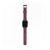 U BY UAG [U] Dot Silicone Strap for Apple Watch 38/40/41 mm - Aubergine