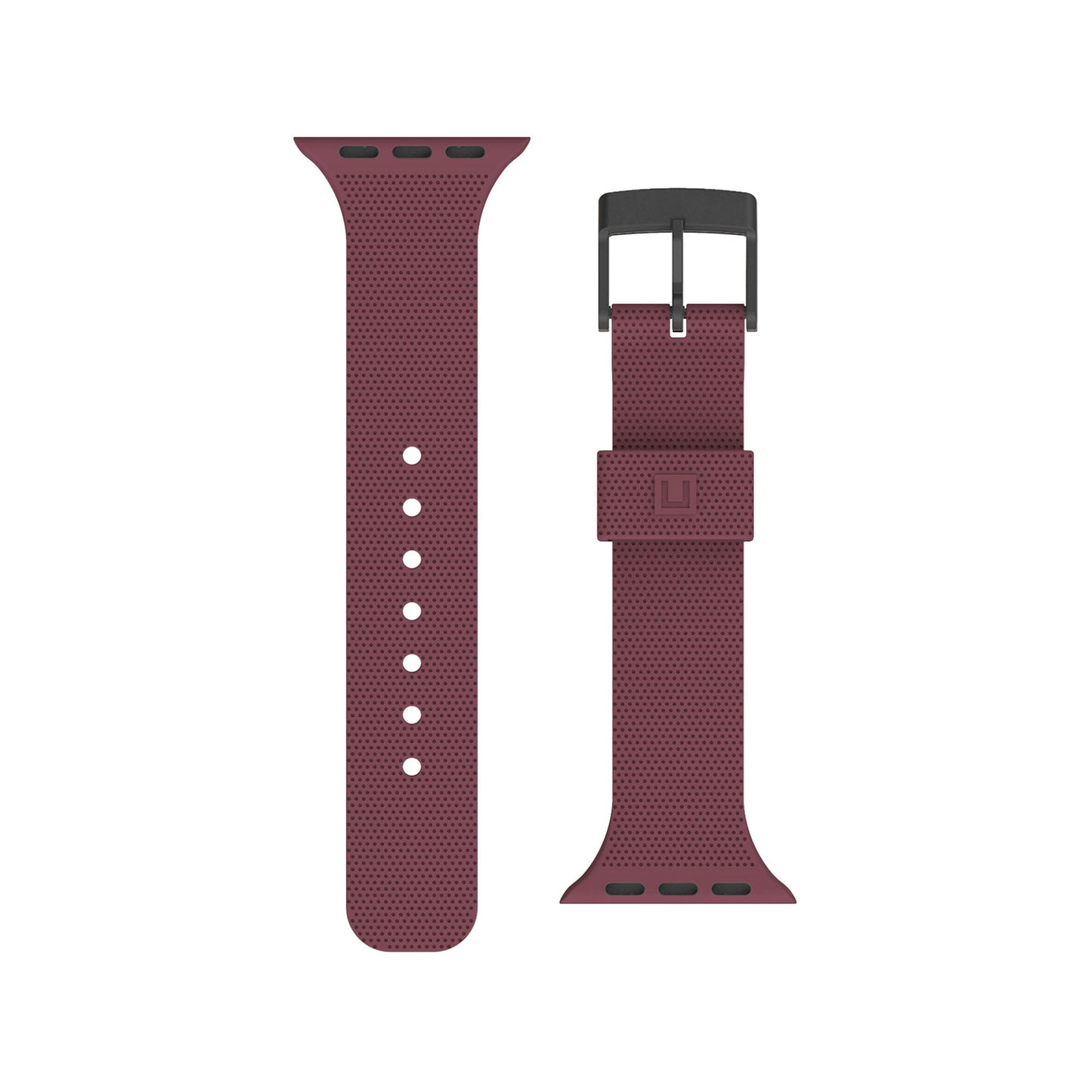 U BY UAG [U] Dot Silicone Strap for Apple Watch 38/40/41 mm - Aubergine