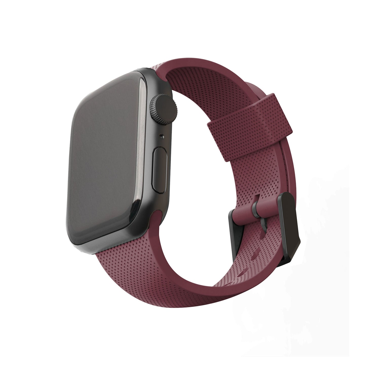 U BY UAG [U] Dot Silicone Strap for Apple Watch 42/44/45 mm - Aubergine