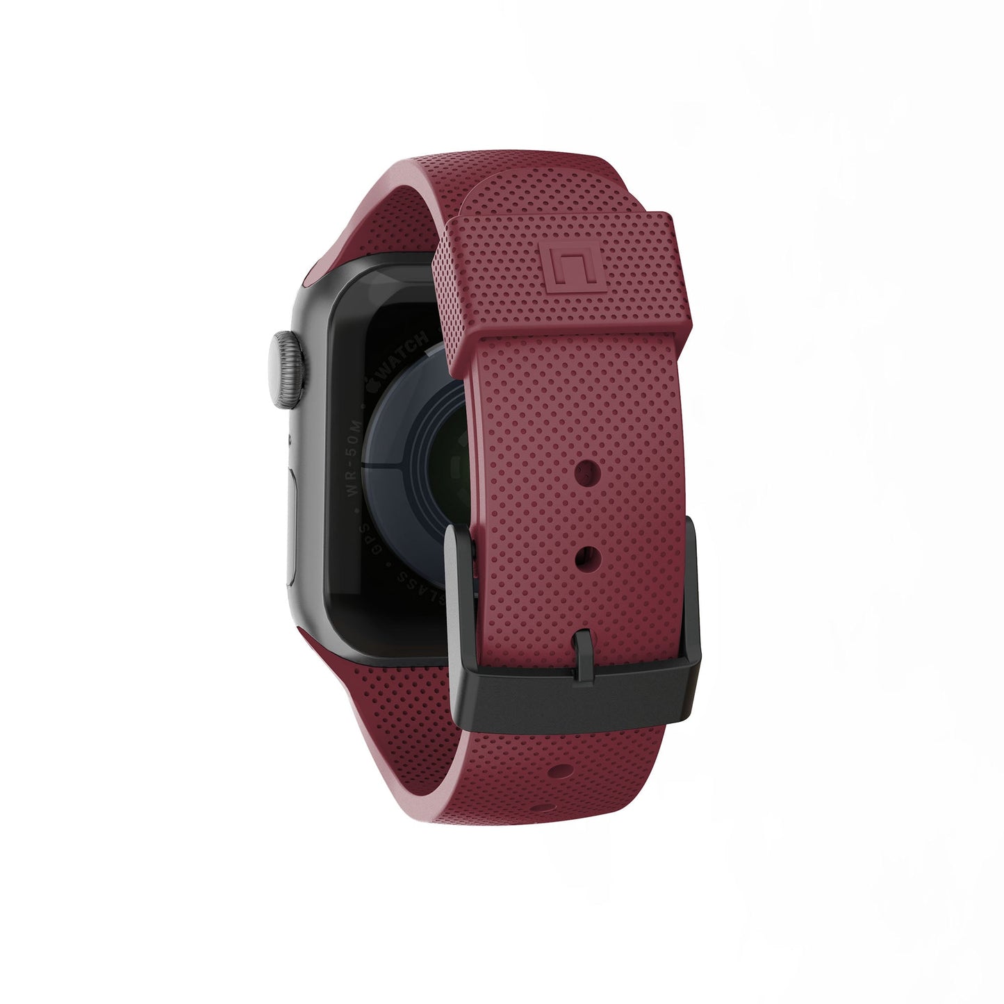 U BY UAG [U] Dot Silicone Strap for Apple Watch 42/44/45 mm - Aubergine