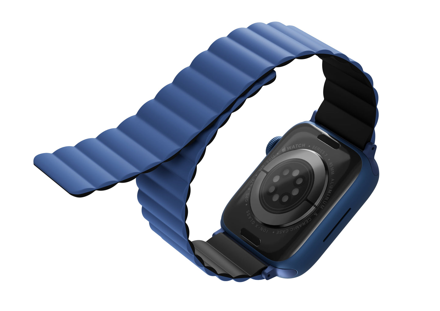 UNIQ Revix Watch Strap for Apple Watch 42/44/45mm - Blue Black