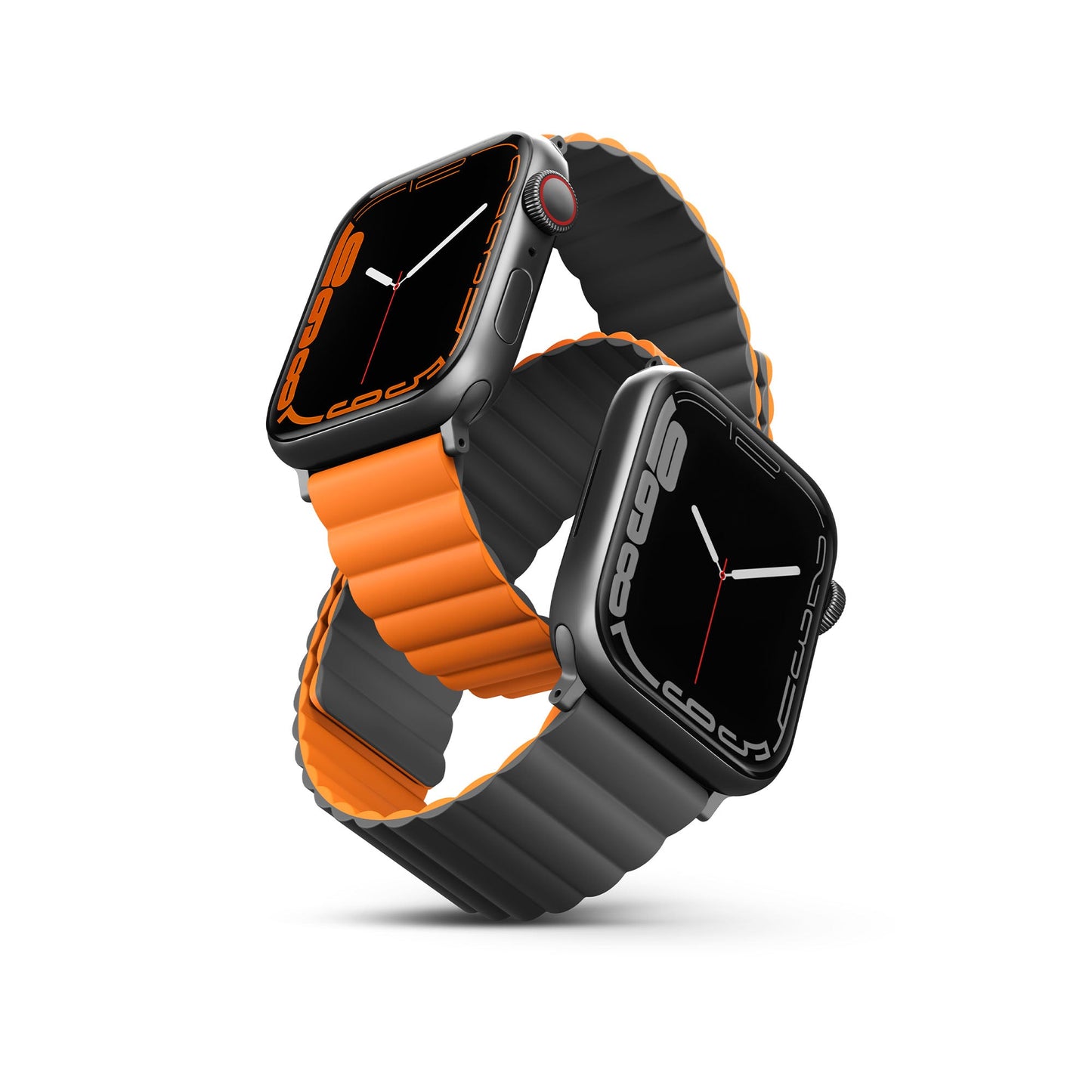 UNIQ Revix Watch Strap for Apple Watch 42/44/45mm - Gray Orange