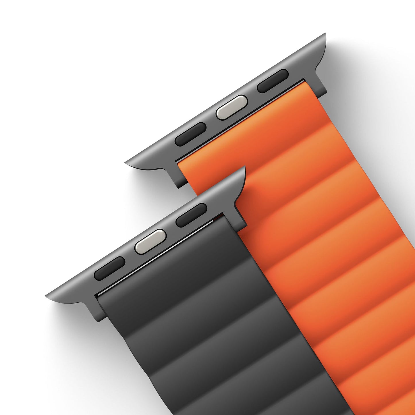 UNIQ Revix Watch Strap for Apple Watch 42/44/45mm - Gray Orange