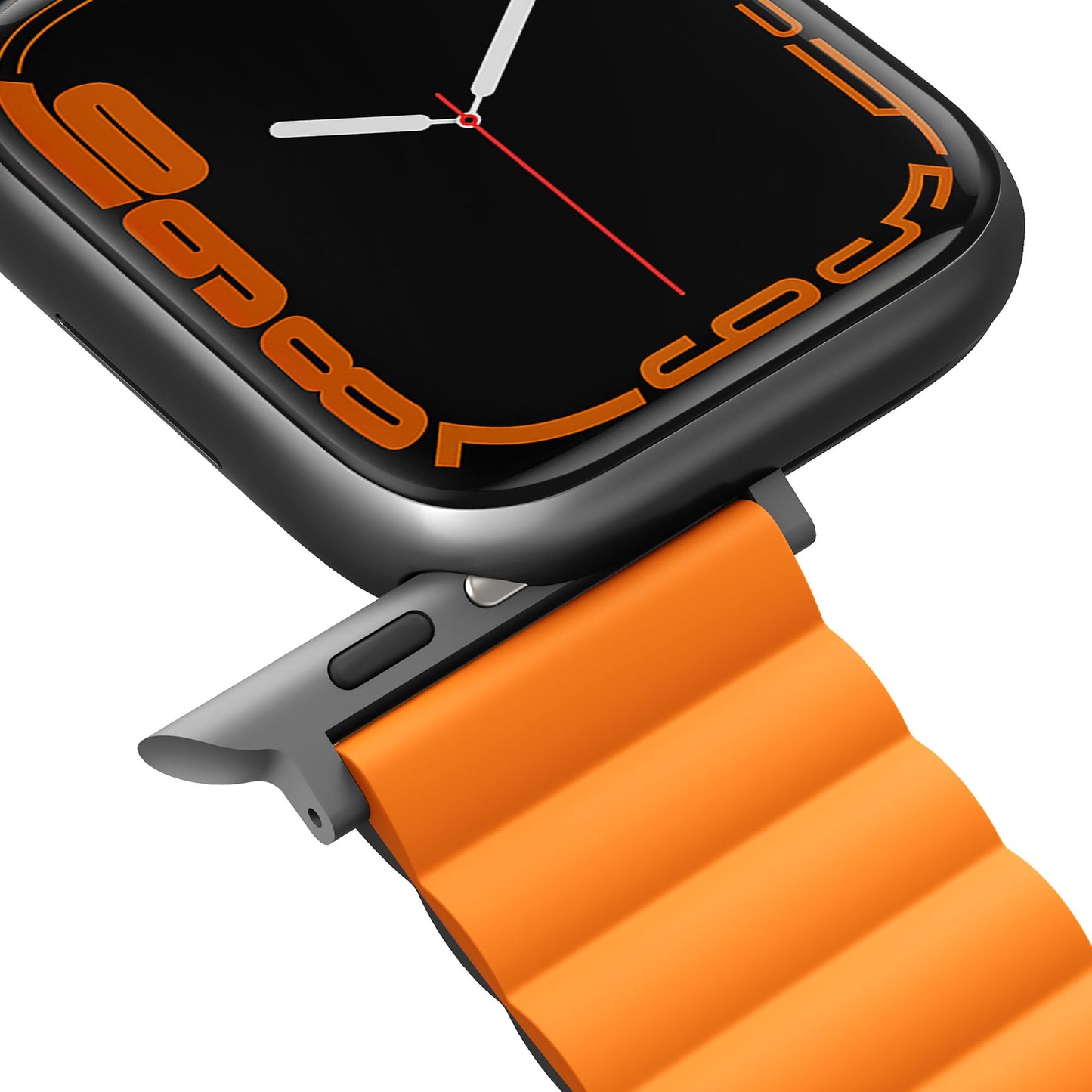UNIQ Revix Watch Strap for Apple Watch 42/44/45mm - Gray Orange