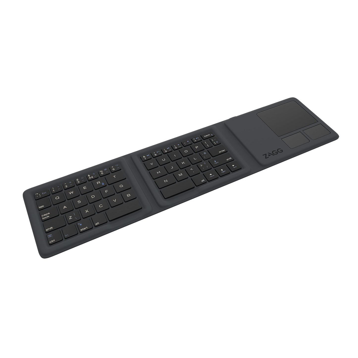 ZAGG TriFold Universal Keyboard with Touchpad - Black