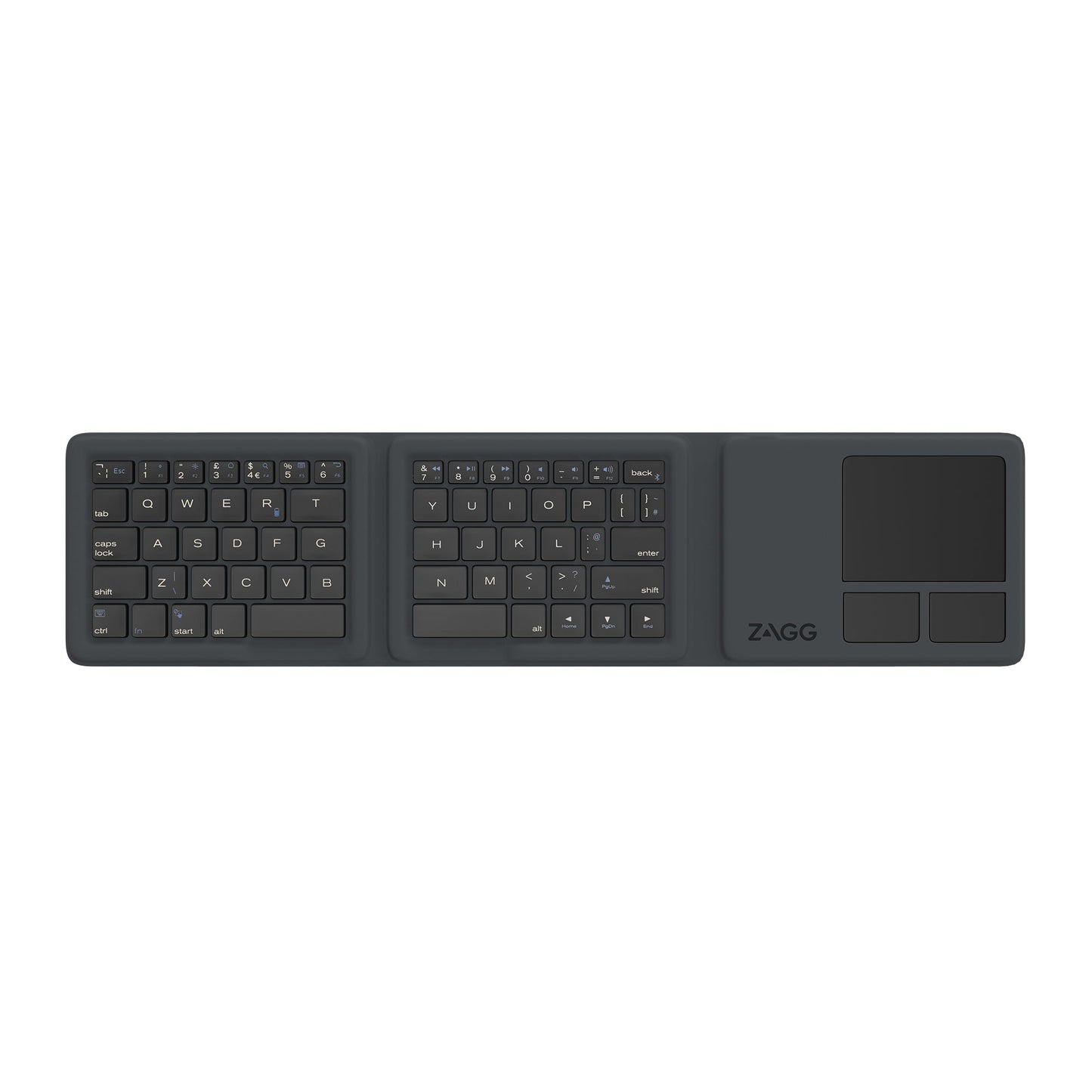 ZAGG TriFold Universal Keyboard with Touchpad - Black
