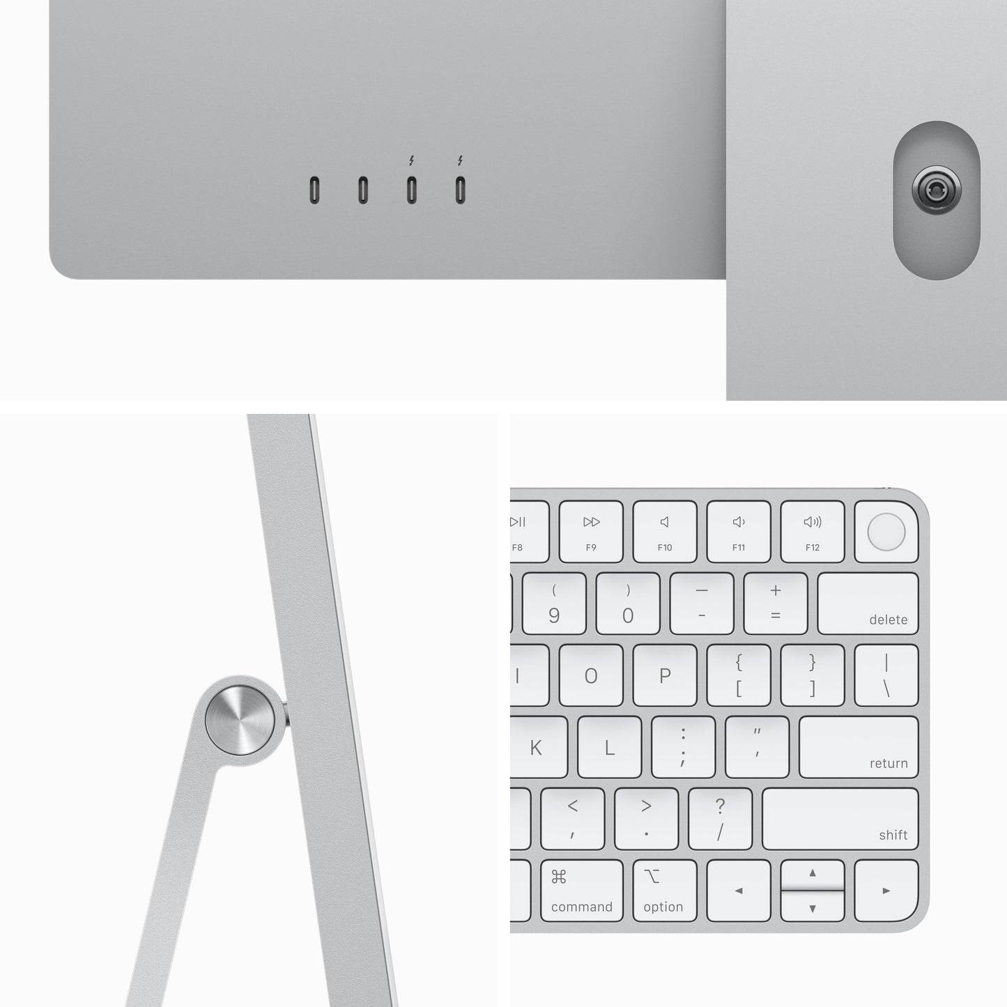 24-inch iMac with Retina 4.5K display: Apple M3 chip with 8‑core CPU and 10‑core GPU, 512GB SSD - Silver
