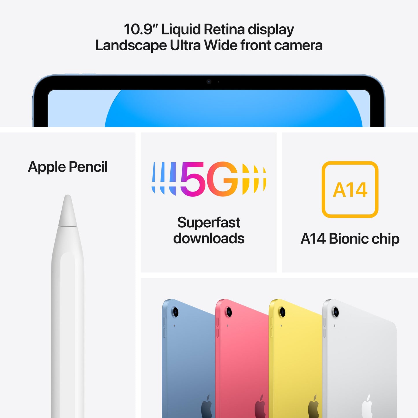 10.9-inch iPad Wi-Fi + Cellular 64GB - Pink (10th generation)