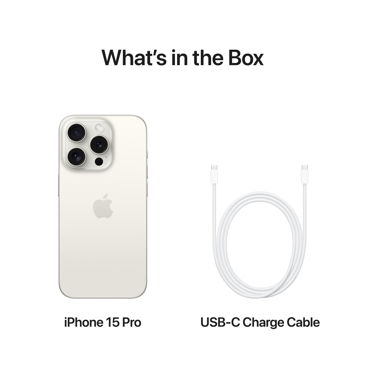 iPhone 15 Pro 256GB White Titanium